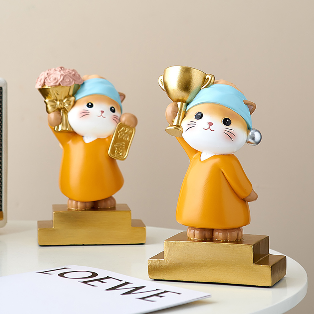 factory wholesale exclusive design cute bear trophy cup,creative home decoration for living room office school,decor gifts