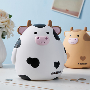 Cartoon Cute Cows Shaped piggy bank Money box Large savings Savings for coins notes alcancia birthday Christmas