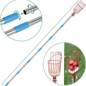 1.48m/2.2m/3.28m/3.64m extension telescopic fruit picker with aluminum telescopic pole