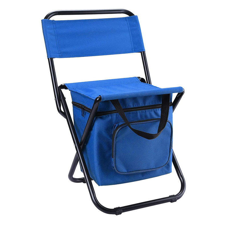 Modern Portable Outdoor Folding Ice Pack Chair 3-in-1 Insulated Storage for Recreational Camping Park Fishing