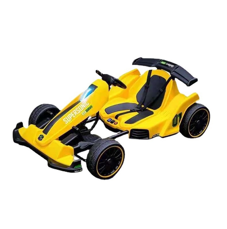 New children's electric kart can sit adults can sit men and women baby remote control drift car charging toy kart