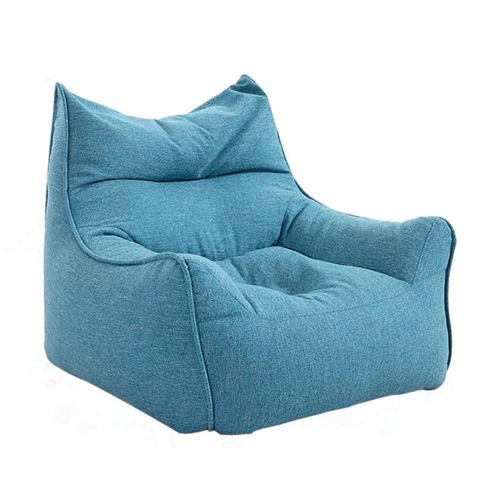 Indoor Living room comfortable modern design Lazy Lounger Sofa Bean Bag  chair cover only.