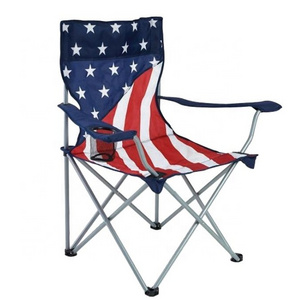 Customized Outdoor Folding Metal Chair Modern Design Beach and Picnic Chair with Easy-to-Carry Bag Basics Camping Furniture