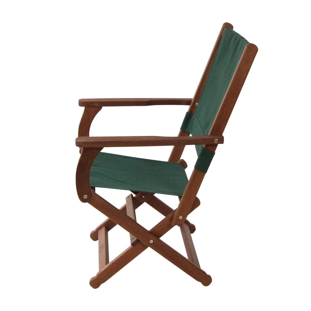 Outdoor wooden folding beach chair portable outdoor recreational camping chair thickened canvas camping chair