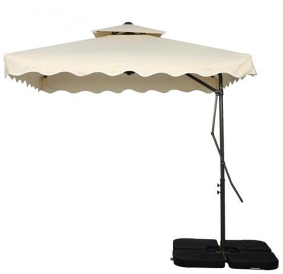 Garden Umbrella Wind Protection Rome Umbrella Logo Printed Fancy Parasol Pagoda Sunshade Umbrella