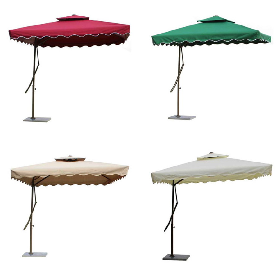 Garden Umbrella Wind Protection Rome Umbrella Logo Printed Fancy Parasol Pagoda Sunshade Umbrella