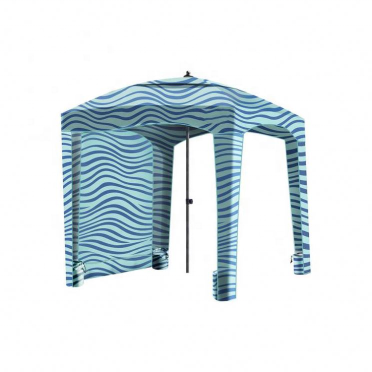 2024 NEW outdoor garden hotel seaside tent sun shelter beach cabana umbrella sunshade canopy folding umbrella