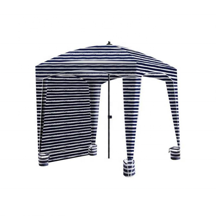 2024 NEW outdoor garden hotel seaside tent sun shelter beach cabana umbrella sunshade canopy folding umbrella