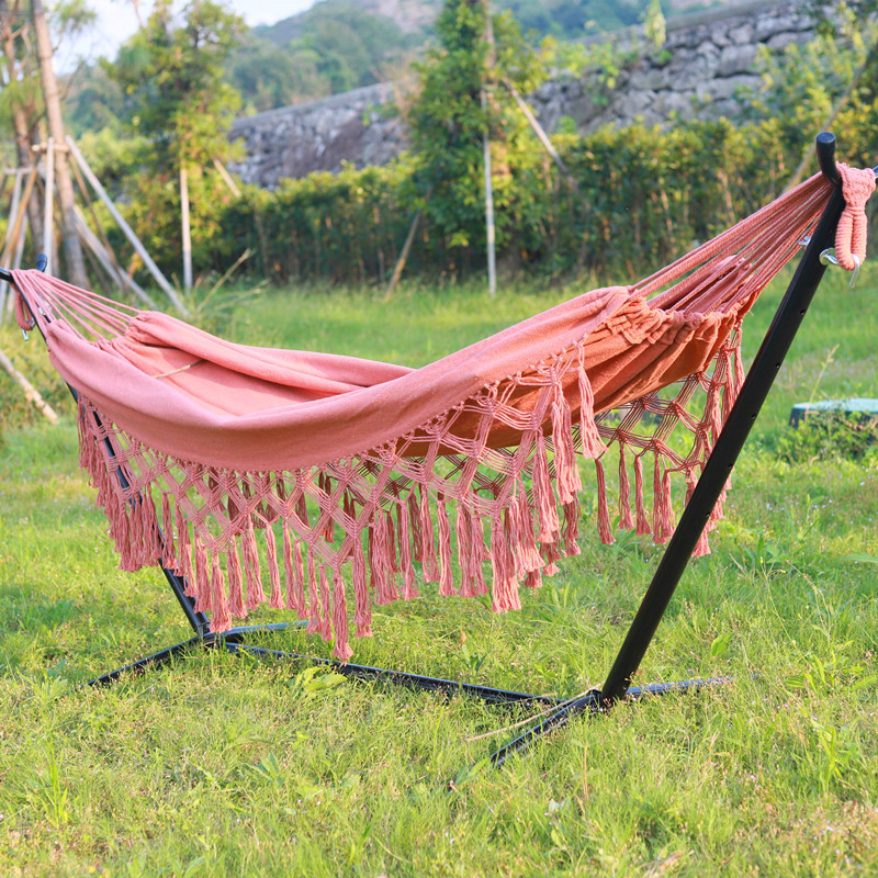 Fringed hammock photography prop outdoor hammock outdoor camping hanging hammock