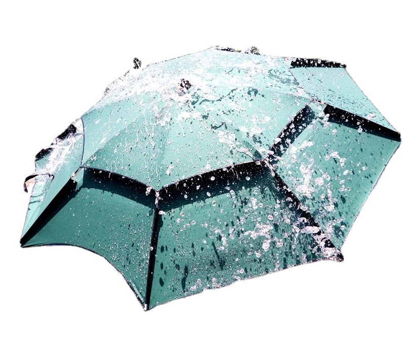 Fishing umbrella 2.4m new double-layer vinyl Source factory wholesale Reinforced universal vinyl rain protection sun protection