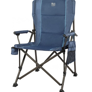 Oversized Folding Camping Chair High Back Heavy Duty for Adults Support up to 400lbs with Cup Holder Side Pocket