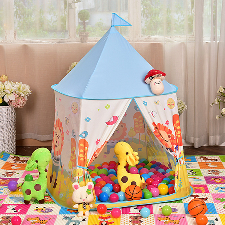 Children's tent indoor playhouse family boy and girl baby princess castle small house ball pool playhouse yurt