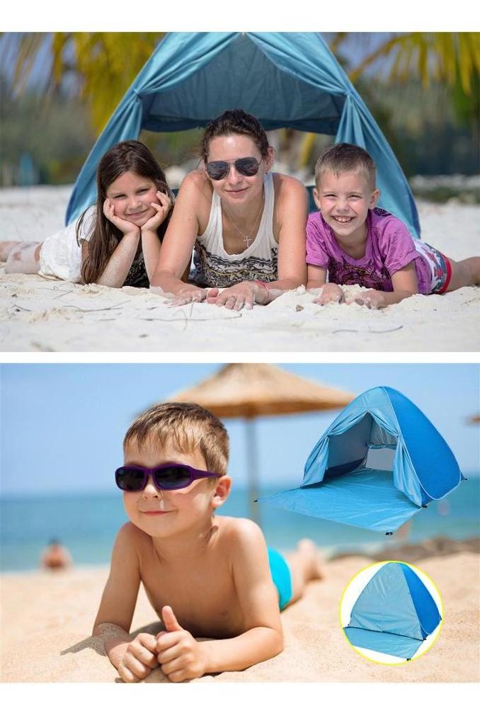 Beach Tent  Umbrella Outdoor Sun Shelter Canopy Cabana UPF 50+ Sun Shade pop Up ,1-2,3-4Person, Lightweight easy to set up