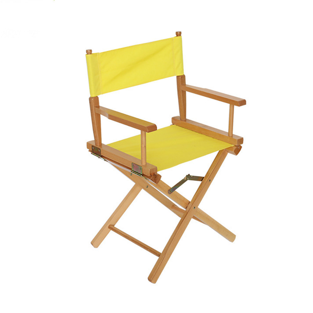 Hotsale portable outdoor wooden folding director chair black professional makeup artist chair