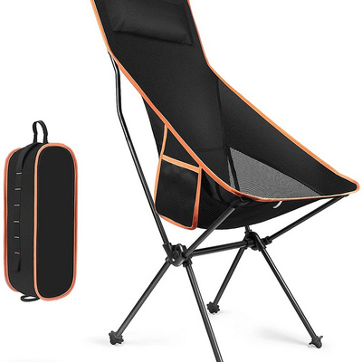 Collapsible Camping Chair,Heavy Duty Folding Chair High Back Portable Compact Seat Outdoor Backpacking Hiking Backpacking