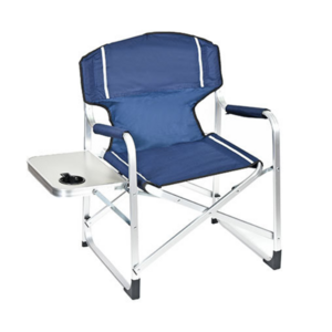 Outdoor Relax Steel Folding Portable Director Chair Set Outdoor Camping Chair With Side Table