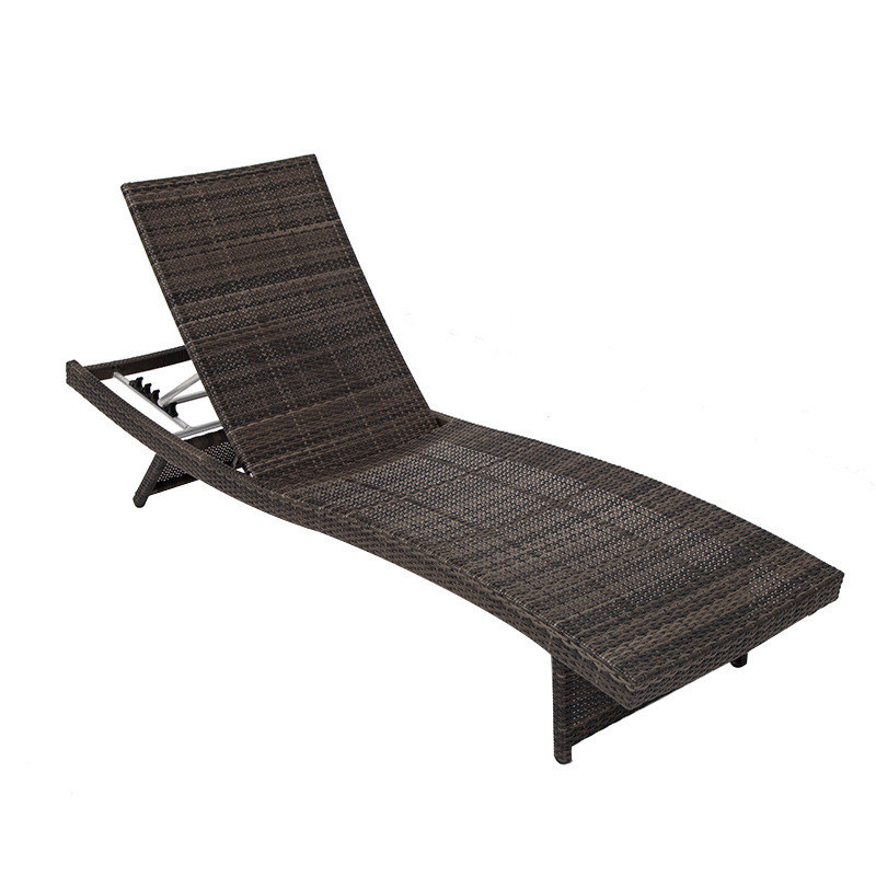 Modern Design Outdoor Rattan Table and Chair Set Leisure Folding Beach and Hotel Courtyard Furniture