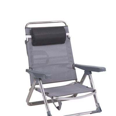 Portable Folding Outdoor Beach Chair Sun Lounger Chair for Indoor Outdoor Garden Camping Beach Foldable Chairs 4 position