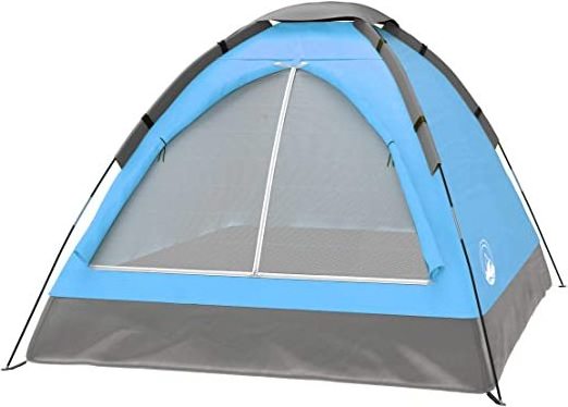 2-Person Lightweight Portable Tent with Automatic Feature Polyester Fiberglass Pole Rain Fly & Carrying Bag for Outdoor Camping