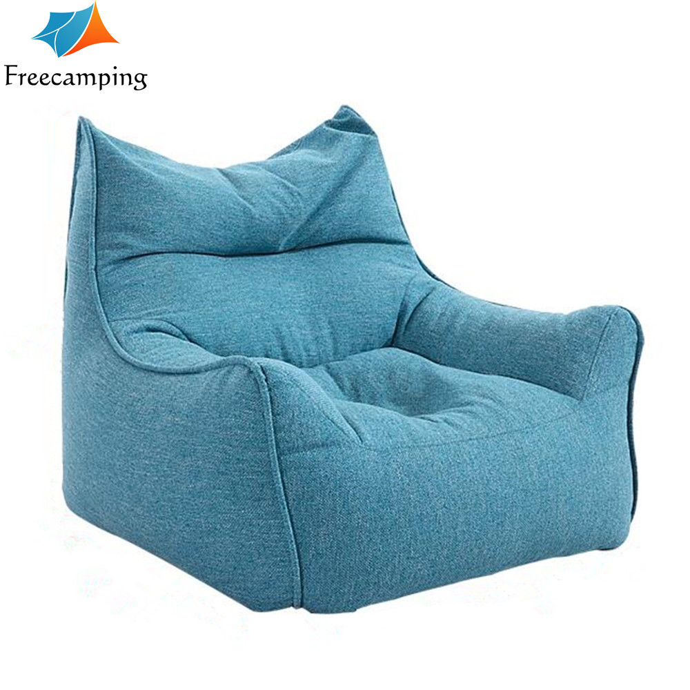 Indoor Living room comfortable modern design Lazy Lounger Sofa Bean Bag  chair cover only.