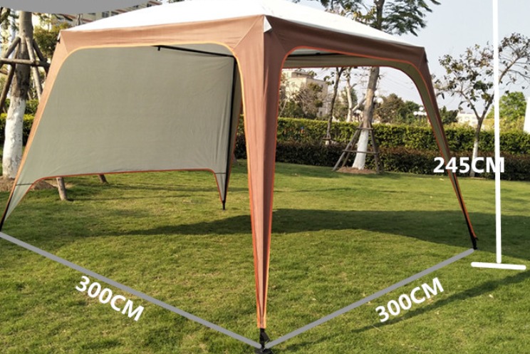 Multi-Person Outdoor Recreation Tent Canopy Pergola Beach Awning Travel Sun Protection Rain Camping Tent Mosquito Repellent