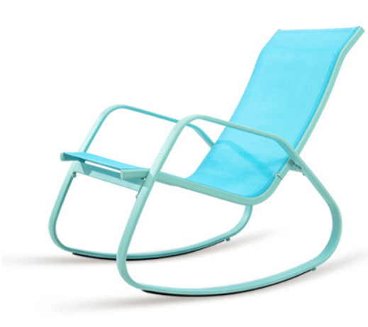 OEM Comfortable floor modern rocking chair outdoor zero gravity aluminum lazy Lounge chairs