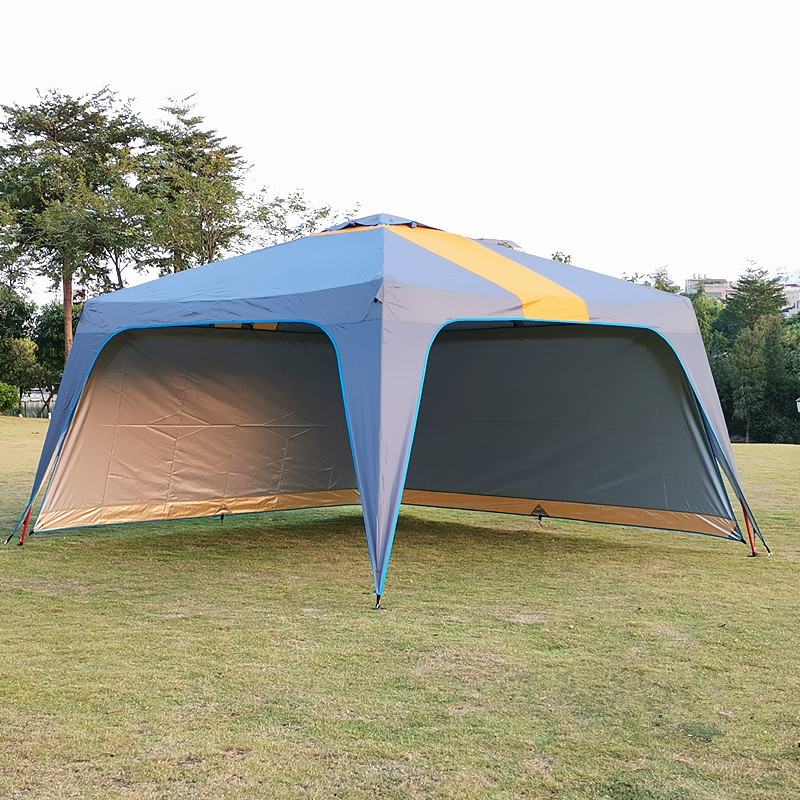 Multi-Person Outdoor Recreation Tent Canopy Pergola Beach Awning Travel Sun Protection Rain Camping Tent Mosquito Repellent