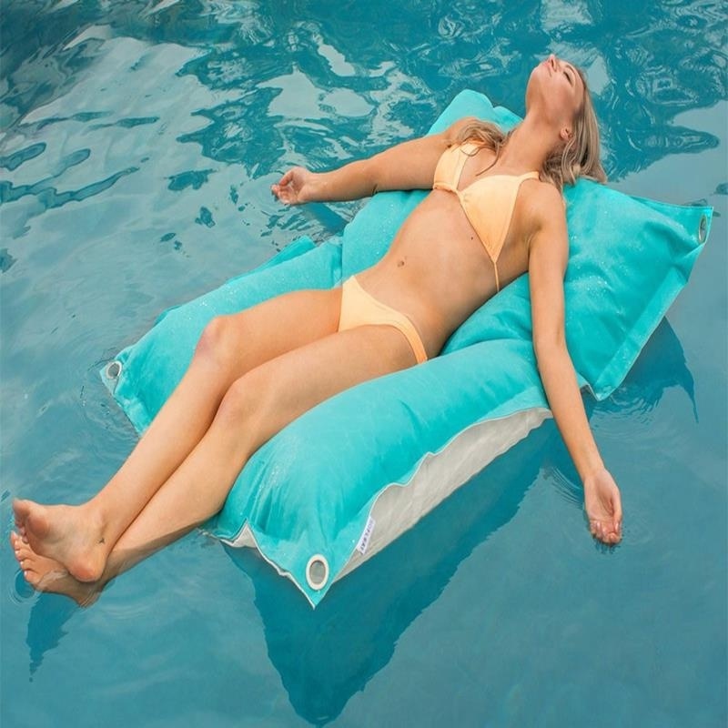 Swimming Pool Floating Bean Bag Cover Waterproof Reading Relaxing Soft Lounge Chair Sofa, water play accessories.