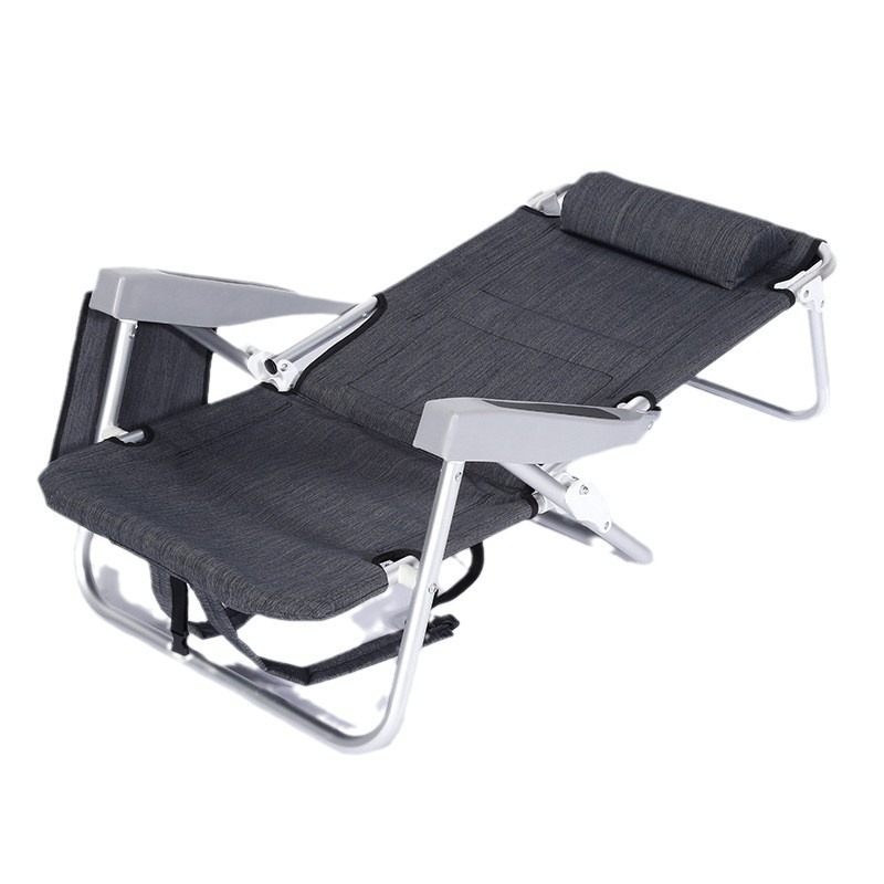 Lightweight Adjustable Folding nap lounge chair balcony family leisure chair summer bed outdoor beach backrest chair