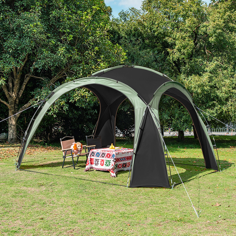 Outdoor camping self-drive awning rain and sun protection pergola vinyl Oxford cloth tent dome canopy