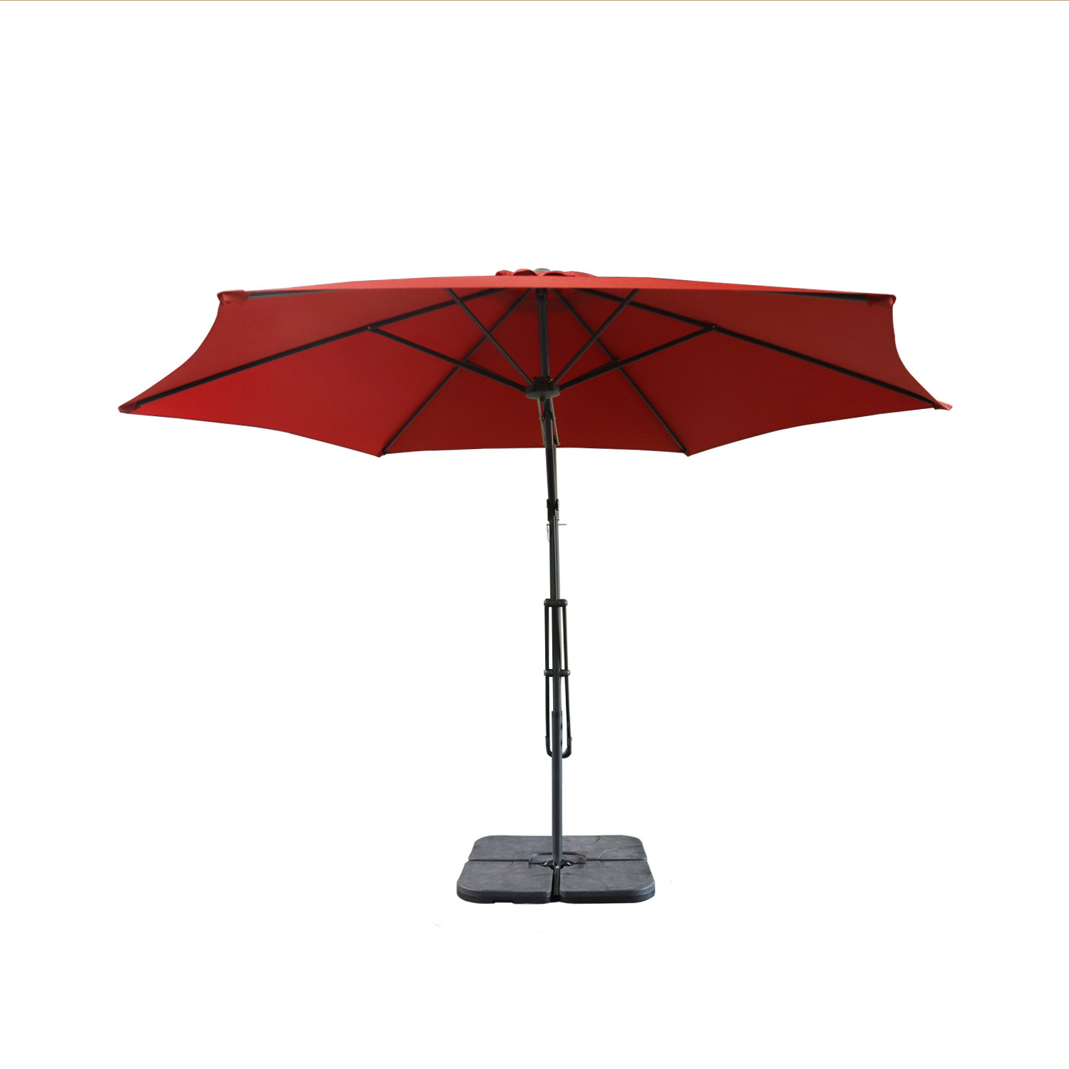 Outdoor Roman Garden Umbrella Adjustable Patio Cafe Sun Shade Ultimate Wrench Umbrella for Outdoor Furniture