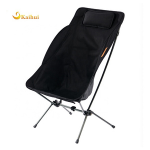 Hevy Duty Portable Lihgtweight Wide Version 2 Step High Back Camping Chair With Carry Bag