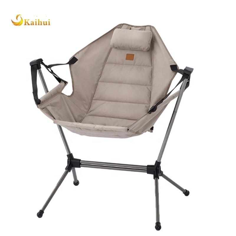 Portable New Recliner Luxury Ultralight Outdoor  Hammock Chair Folding Camping Chair with Bag