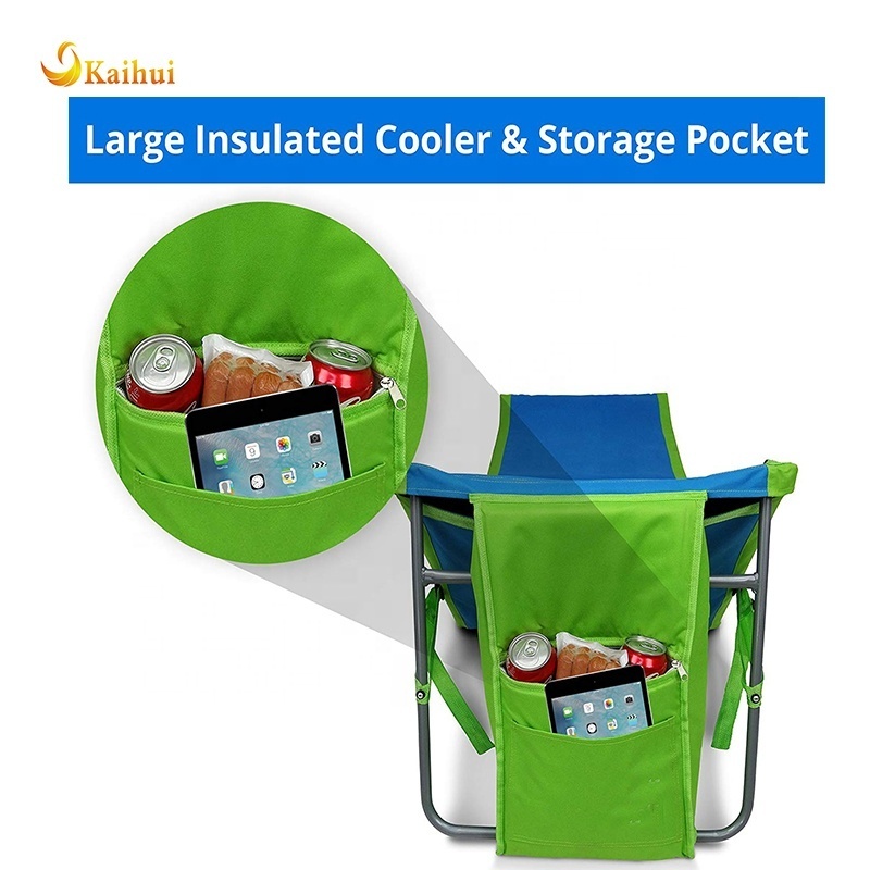 Beach Lounge Chair Mat Portable Adjustable Backrest with Cooler Storage Pouch