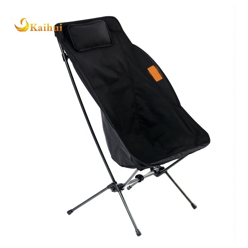 Hevy Duty Portable Lihgtweight Wide Version 2 Step High Back Camping Chair With Carry Bag