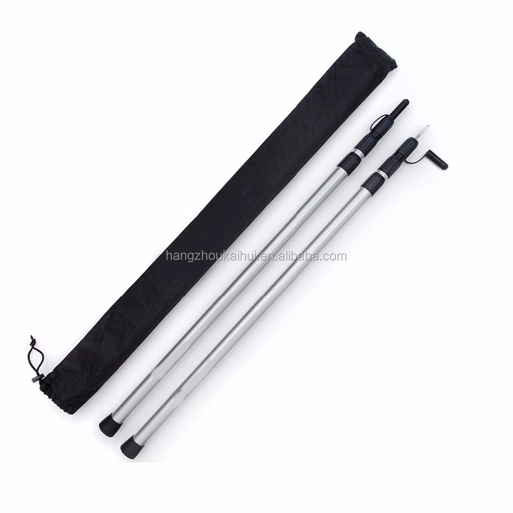 Adjustable Telescoping Aluminum Poles for Cmaping Tent and Beach Tarp