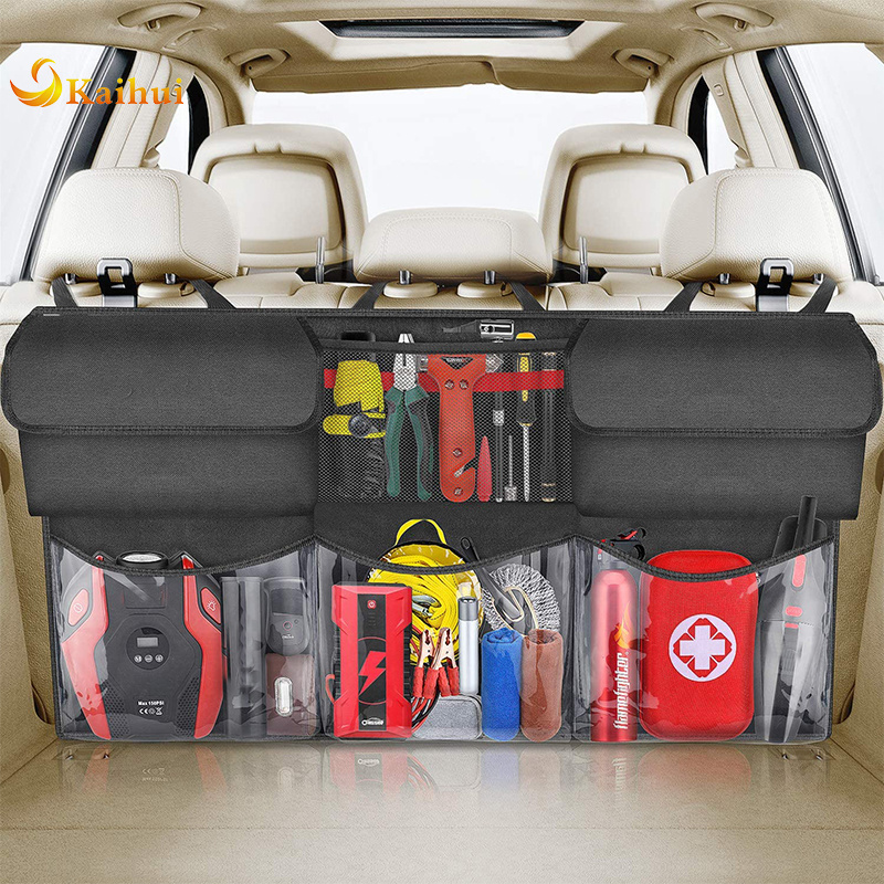 Car Boot Organizer with Waterproof Pockets Car Organizer Boot Bag Car Boot Bag Packaging Multiway