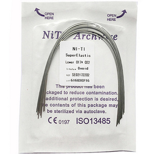 Dental niti wire orthodontic super elastic archwire 1722 lower ovoid