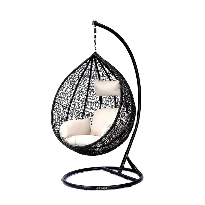 Double Sturdy and Durable Hanging Chair for Indoor Outdoor Balcony Patio  Wicker Swing Egg Chair Nest