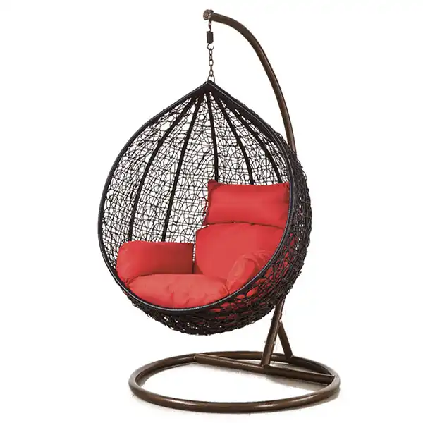 Double Sturdy and Durable Hanging Chair for Indoor Outdoor Balcony Patio  Wicker Swing Egg Chair Nest