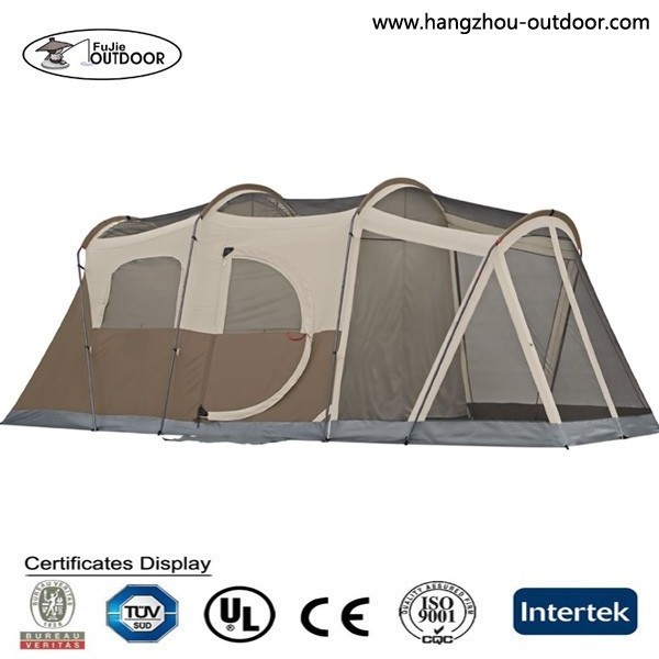 6 Persons Luxury Family Manufacturer Camping Screen Tent