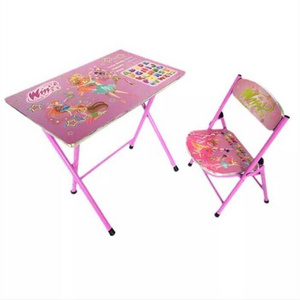 Children Kids Furniture Sets Metal Princess Table And Chair Wood Camping Party Event Kids Ergonomic Study Folding Chair Outdoor