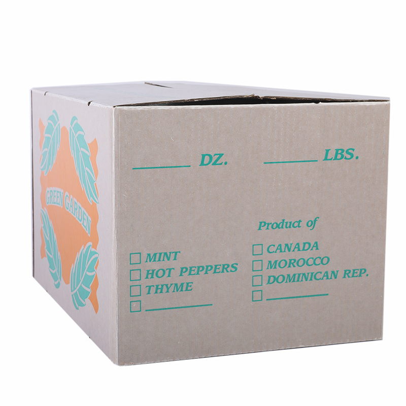 Suppliers low price fruit packing wax coated cardboard carton shipping box wax boxes for vegetables