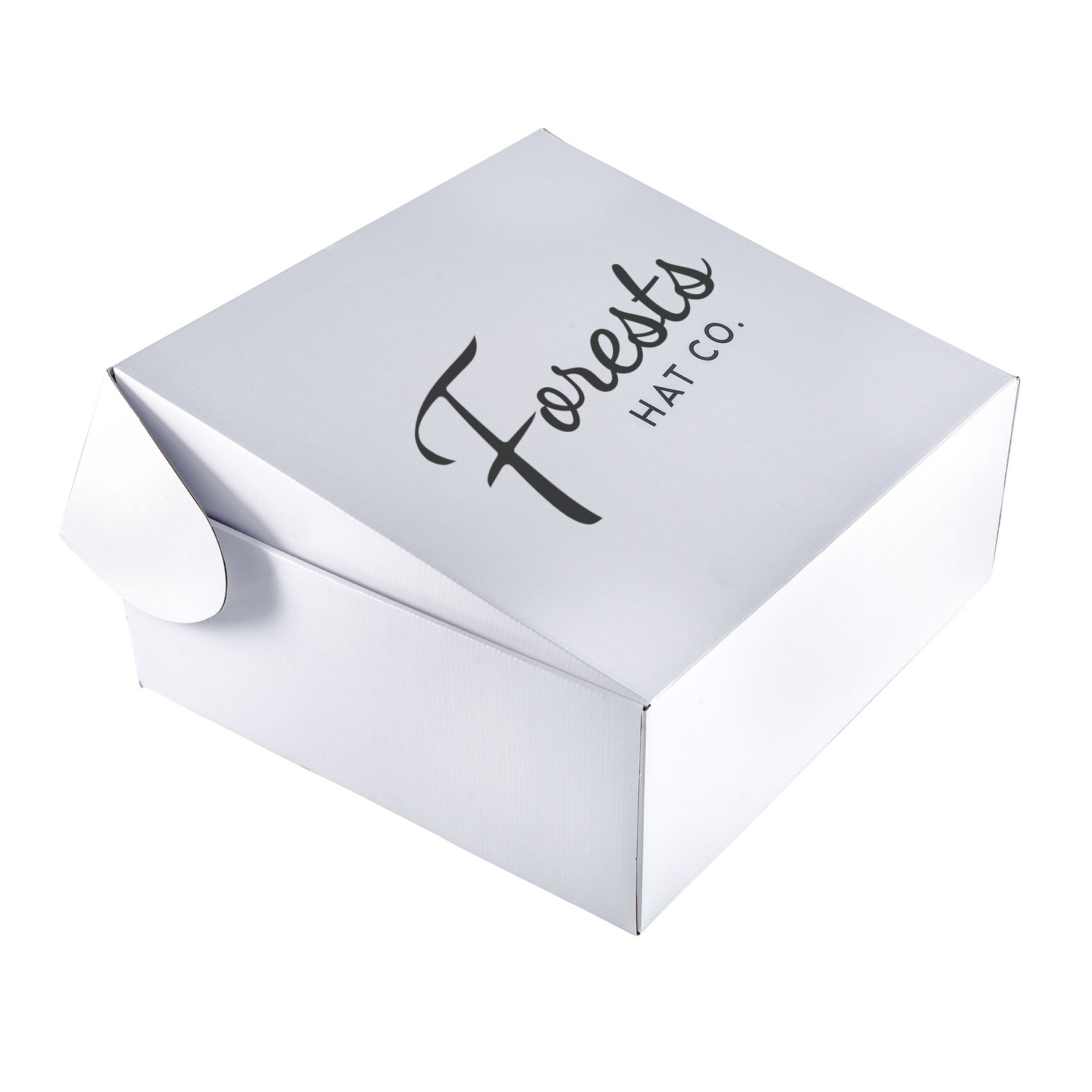 Custom fedora hat box mailer cardboard gift packaging fedora hat shipping box  for big hats