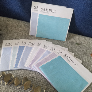 Custom Logo Recycled Textile Fabric Swatch Card Sample Paper Tag Color Swatch Header Cards