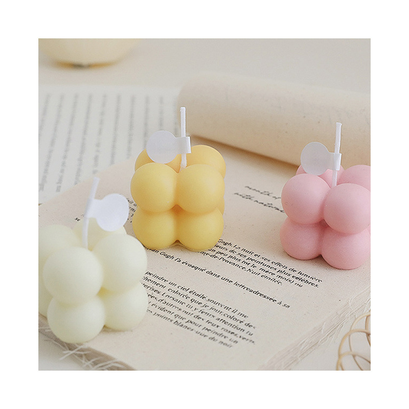 Aromatherapy Aromatic Aroma Party Small Mini Bubble Ball Soy Wax Candles With Perfume Fragrance Scent Gift Decor Scented Candle