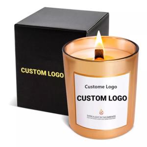 Custom Label Luxury High Quality Trendy Candles With Jar Box Scented Soy Wax Candles For Birthday Valentines Gift Candle