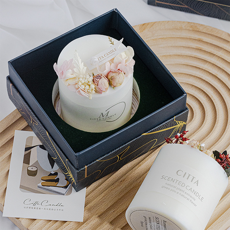 Customized Logo Service Luxury Scented Candles Soy Wax And Fragrance Oils Aromatherapy Aroma Candles With Glass Jar Tin Gift Box