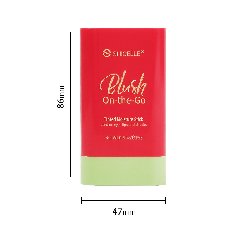 SHICELLE  Private label Vegan  high pigment makeup cream blush stick