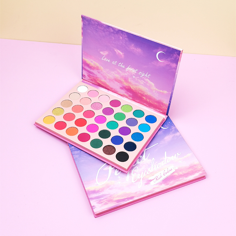 SHICELLE Eye Shadow Pallet Bulk Private Label Packaging Long Lasting Cosmetics Pearl Pigment Custom Eyeshadow Palette